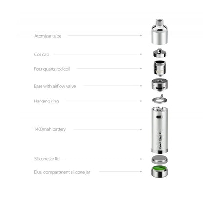 Yocan Evolve Plus XL vaporizer featuring a magnetic mouthpiece and spacious chamber