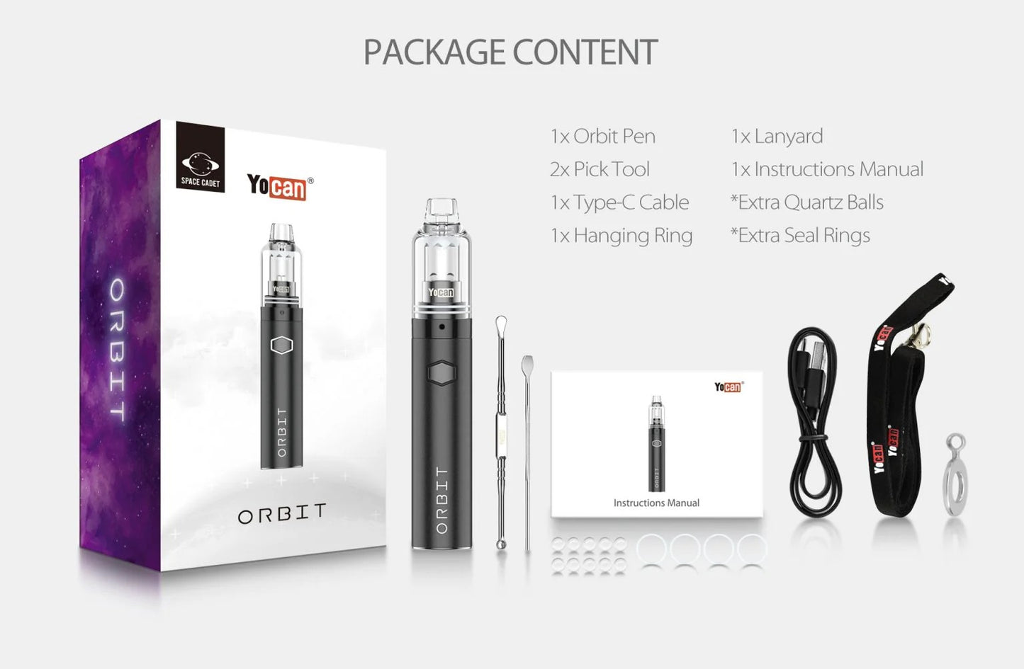 Yocan Orbit compact concentrate vaporizer pen offering efficient heating performance greenmart.com.au