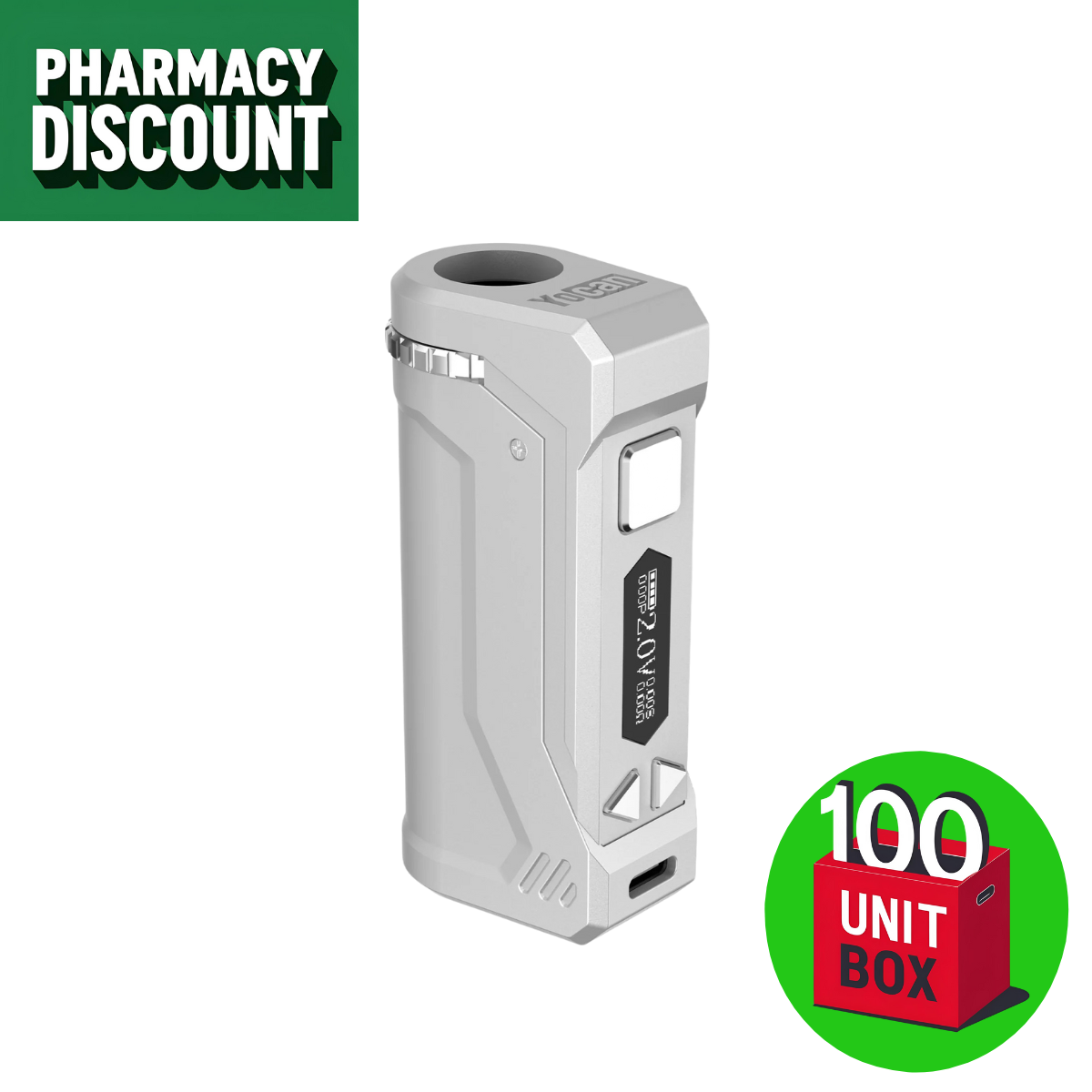 Yocan UNI Pro Box Mod - Box of 100 Silver