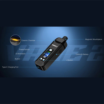 Yocan Vane 2.0 upgraded herb vaporizer with compact design for effective heating greenmart.com.au