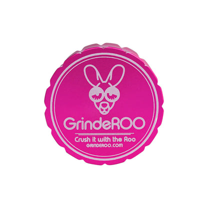 GrindeROO 4 Piece Premium Metal Herb Grinders