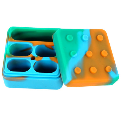 BlockBuddy 26ml Silicone Concentrate Container - Vibrant, Non - Stick, Multi - Compartment - greenmart.com.au