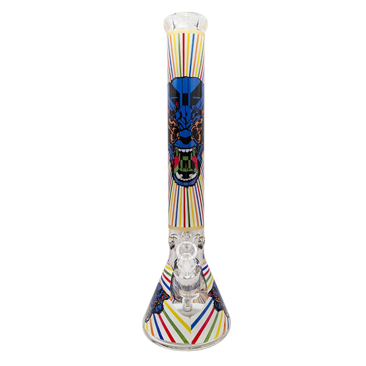 Blue Beast Beaker Bong 45cm - greenmart.com.au