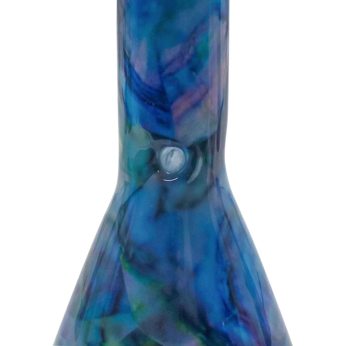 Blue Glass Bong - 30 cm - greenmart.com.au