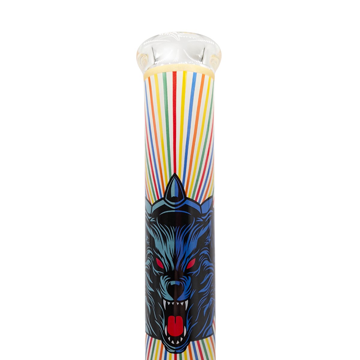 Blue Lycan Alpha Beaker Bong 45cm - greenmart.com.au