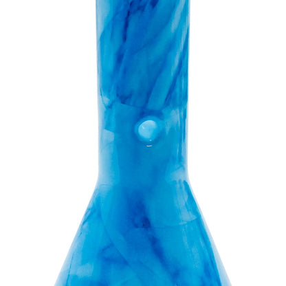 Blue Swirl Glass Bong - 30 cm - greenmart.com.au