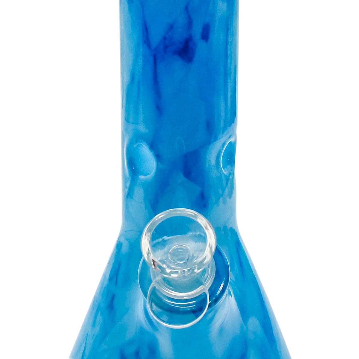 Blue Swirl Glass Bong - 30 cm - greenmart.com.au