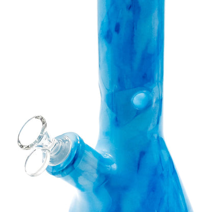 Blue Swirl Glass Bong - 30 cm - greenmart.com.au