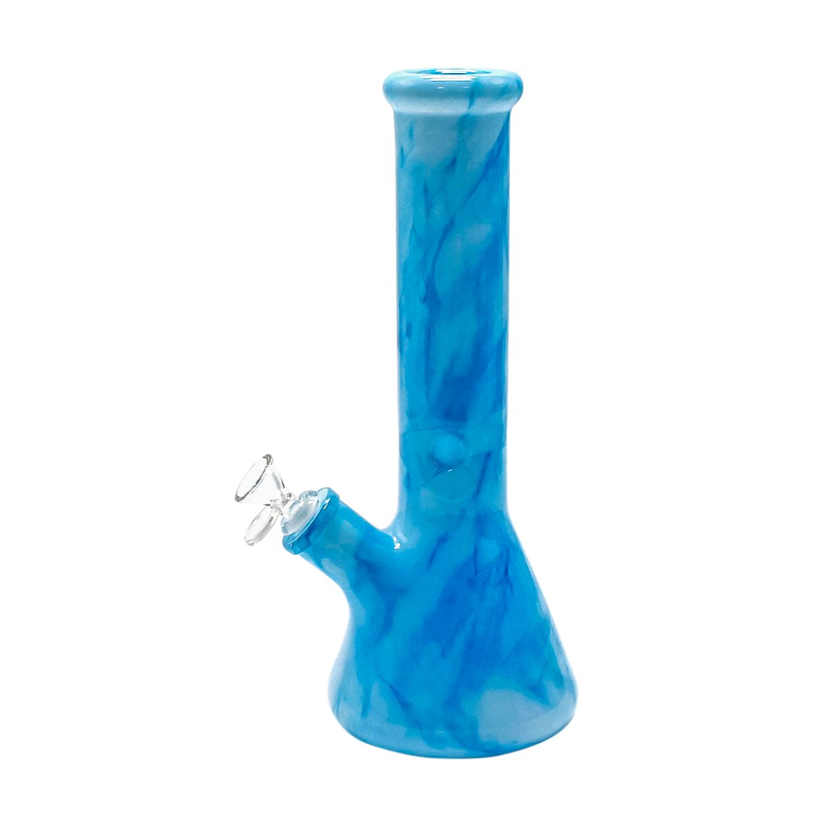 Blue Swirl Glass Bong - 30 cm - greenmart.com.au