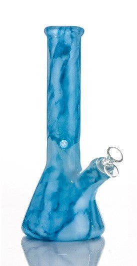 Blue Swirl Glass Bong - 30 cm - greenmart.com.au