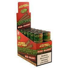 Full Box Cyclones Hemp Blunts: Red Alert - greenmart.com.au