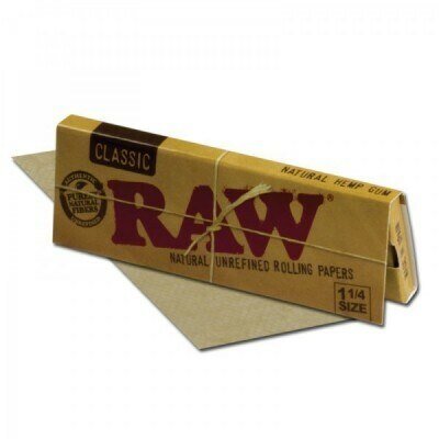 Full Box - Raw Classic 1 1/4 Size Rolling Papers - greenmart.com.au