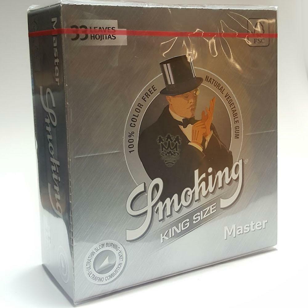 Full Box - Smoking Silver (Master) Smoking Papers Kingsize - greenmart.com.au