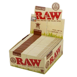 Full Box - Raw Organic King size Slim Rolling Papers - The Green Box
