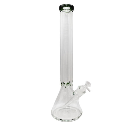 Glass Beaker Bong 45cm - Green - greenmart.com.au