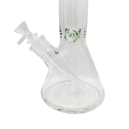 Glass Beaker Bong 45cm - Green - greenmart.com.au