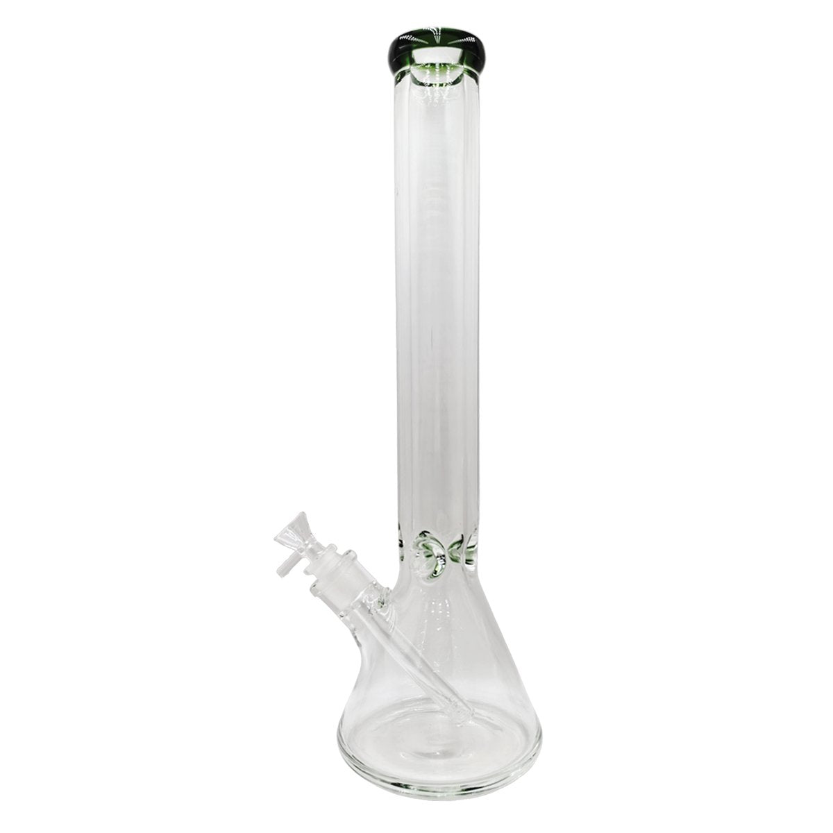 Glass Beaker Bong 45cm - Green - greenmart.com.au