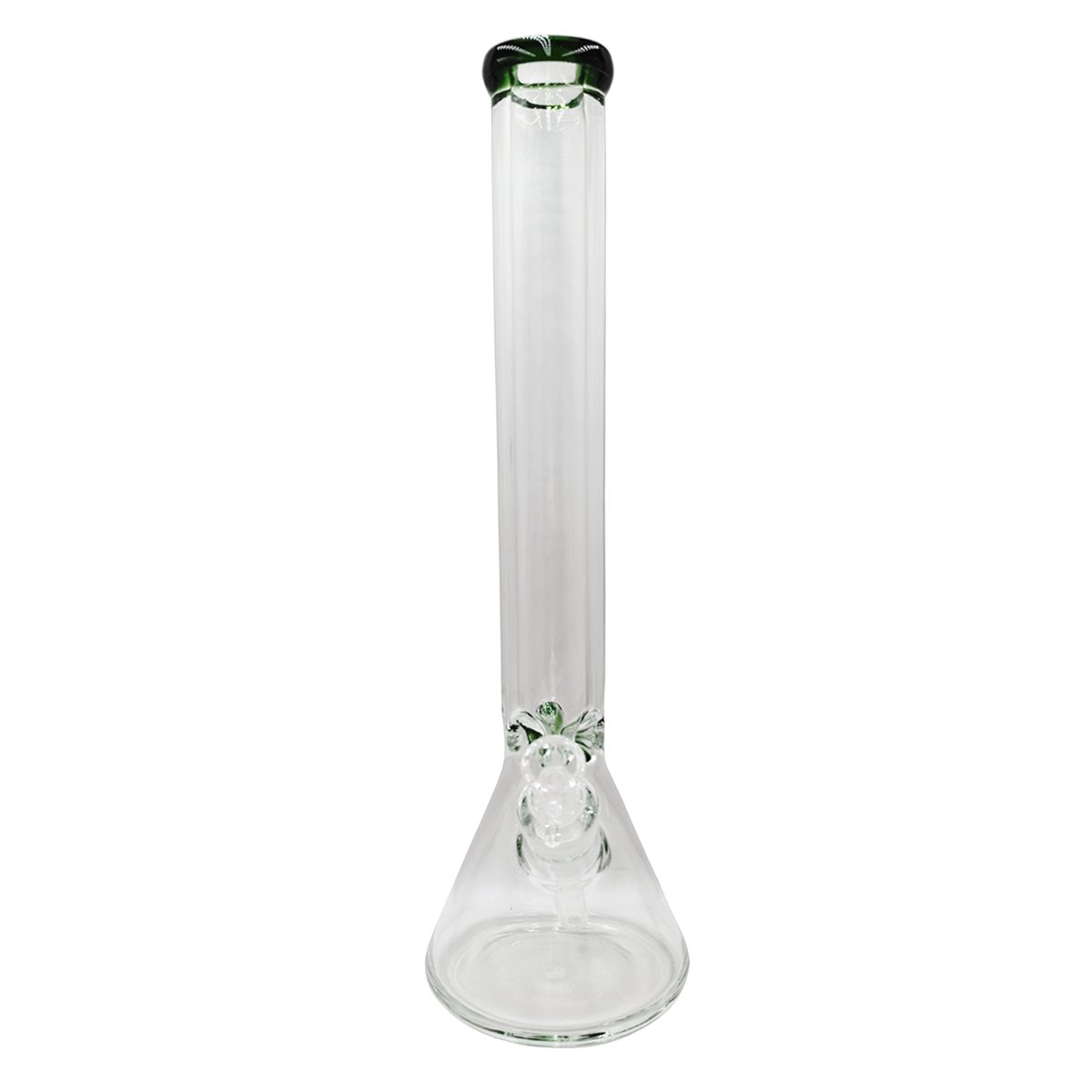 Glass Beaker Bong 45cm - Green - greenmart.com.au