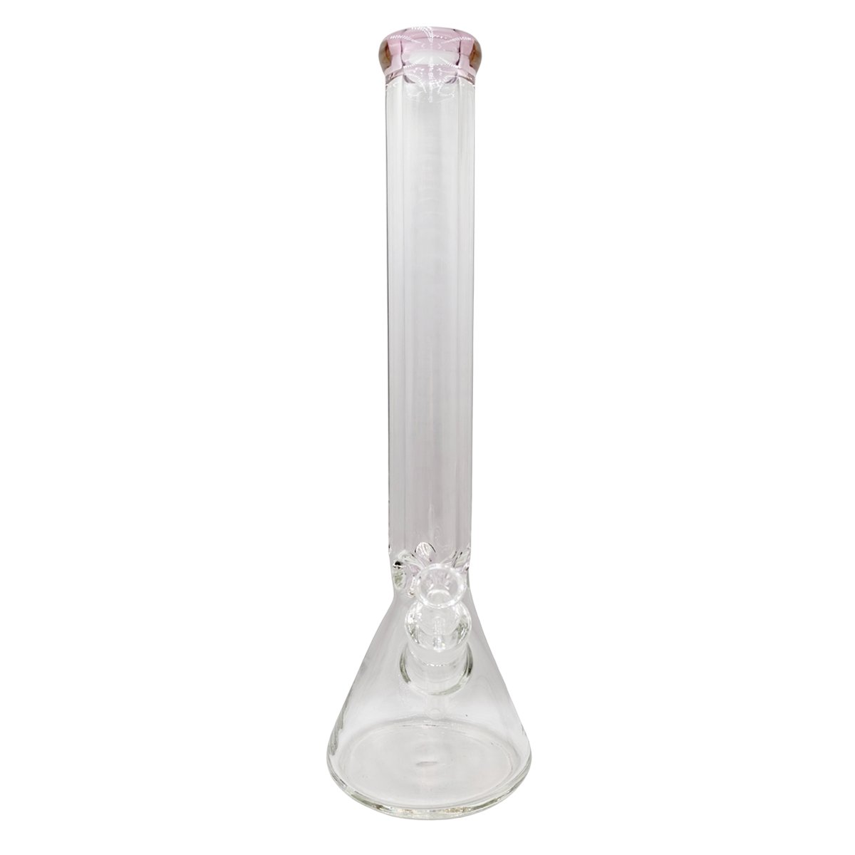 Glass Beaker Bong 45cm - Pink - greenmart.com.au