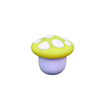 FungiKeep 5ml Mushroom Silicone Container - Compact, Non-Stick, Enchanting Design