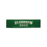 Full Box - Elements Unrefined Plant Papers King Size Slim - Green - The Green Box