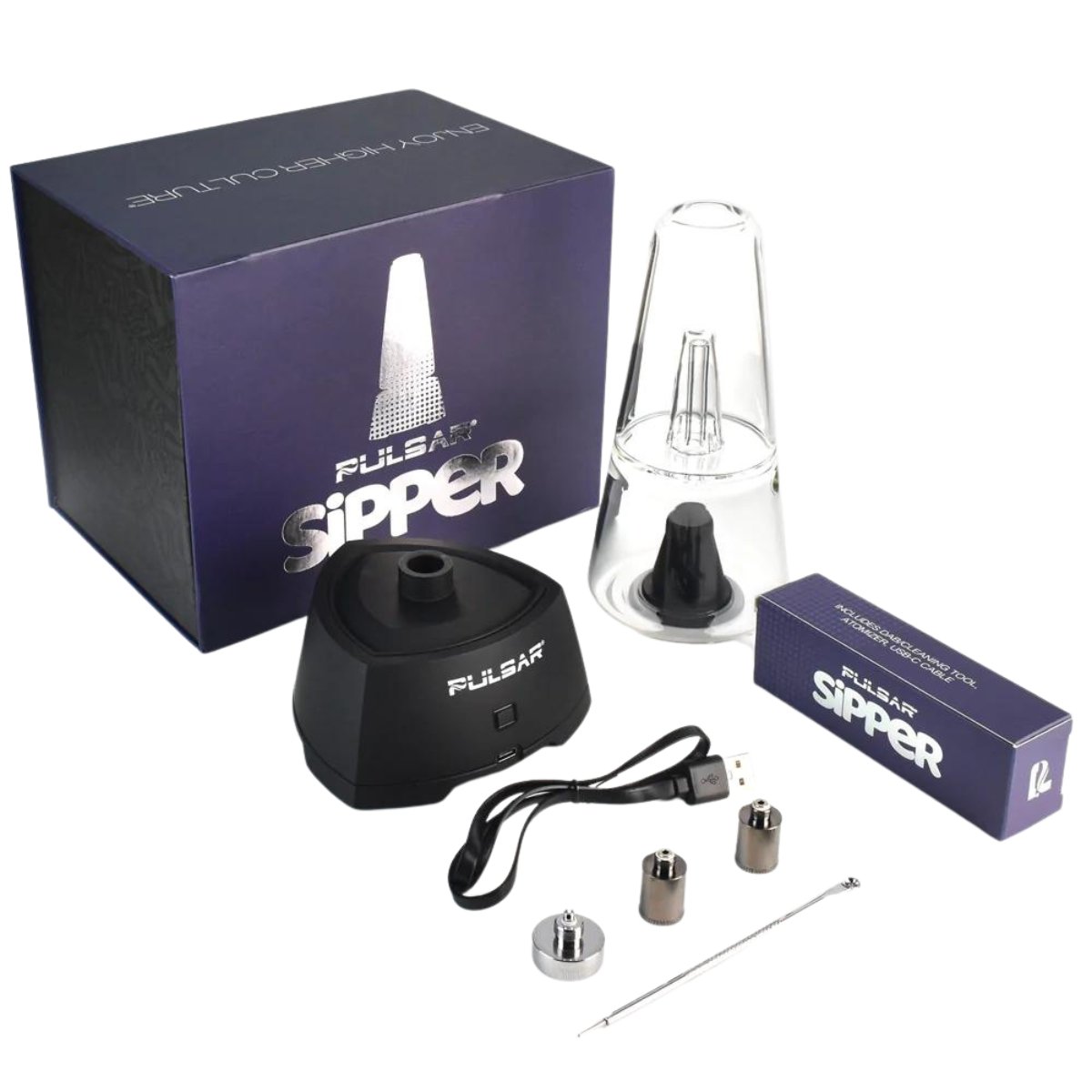 Pulsar Sipper Dual Use Concentrate & 510 Cartridge Vaporizer - greenmart.com.au