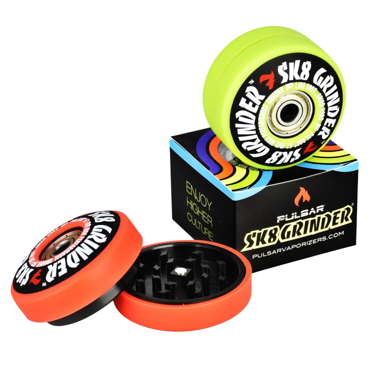 Pulsar SK8 Grinder 56mm 3pc - greenmart.com.au