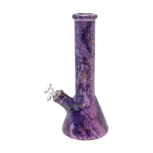 Purple Glass Bong - 30 cm - greenmart.com.au