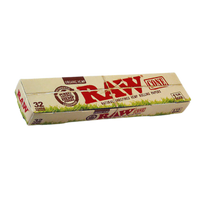 Raw Organic Pre-Rolled 1 1/4 32 Cones - The Green Box