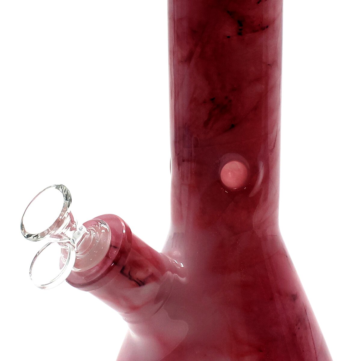 Red Glass Bong - 30 cm - greenmart.com.au