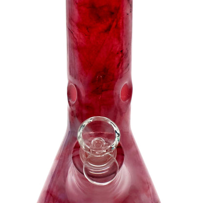 Red Glass Bong - 30 cm - greenmart.com.au