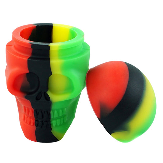 Skull King 15ml Silicone Concentrate Jar - Compact, Non - Stick, Edgy Design - greenmart.com.au