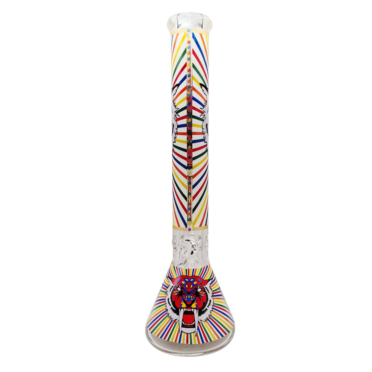 Tribal Fury Beaker Bong 45cm - greenmart.com.au