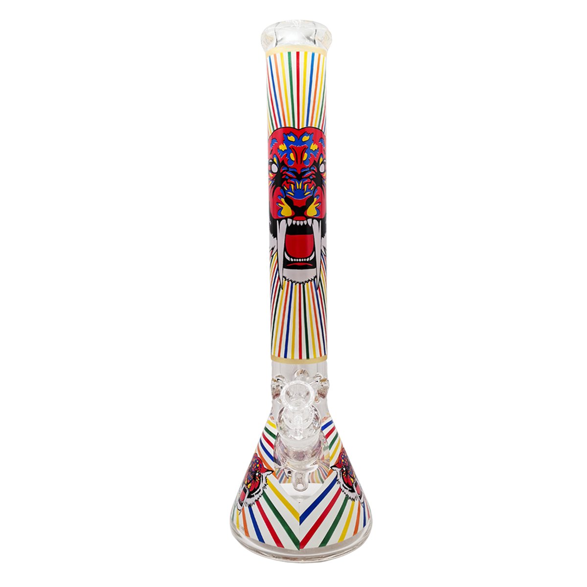 Tribal Fury Beaker Bong 45cm - greenmart.com.au