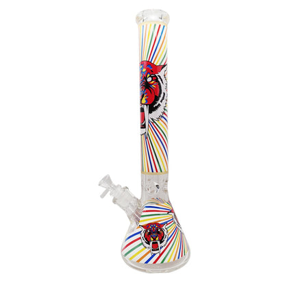 Tribal Fury Beaker Bong 45cm - greenmart.com.au