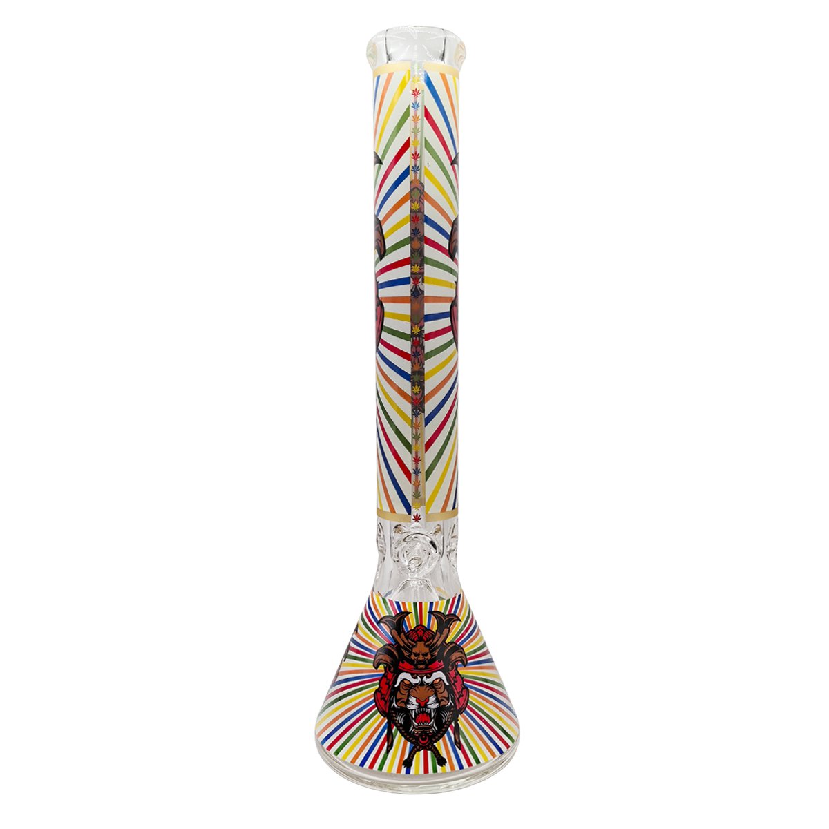 Warrior Tiger Beaker Bong 45cm - greenmart.com.au