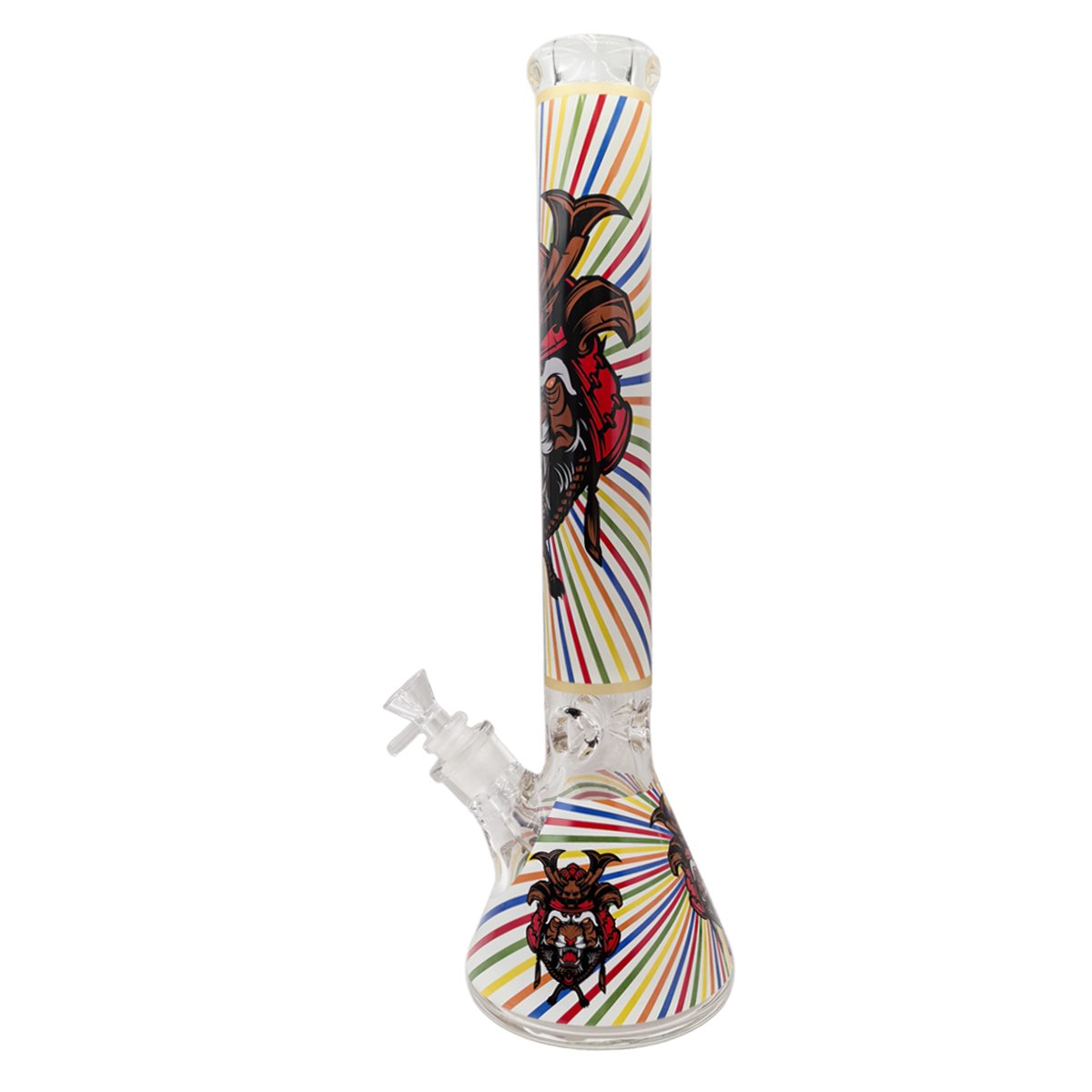 Warrior Tiger Beaker Bong 45cm - greenmart.com.au