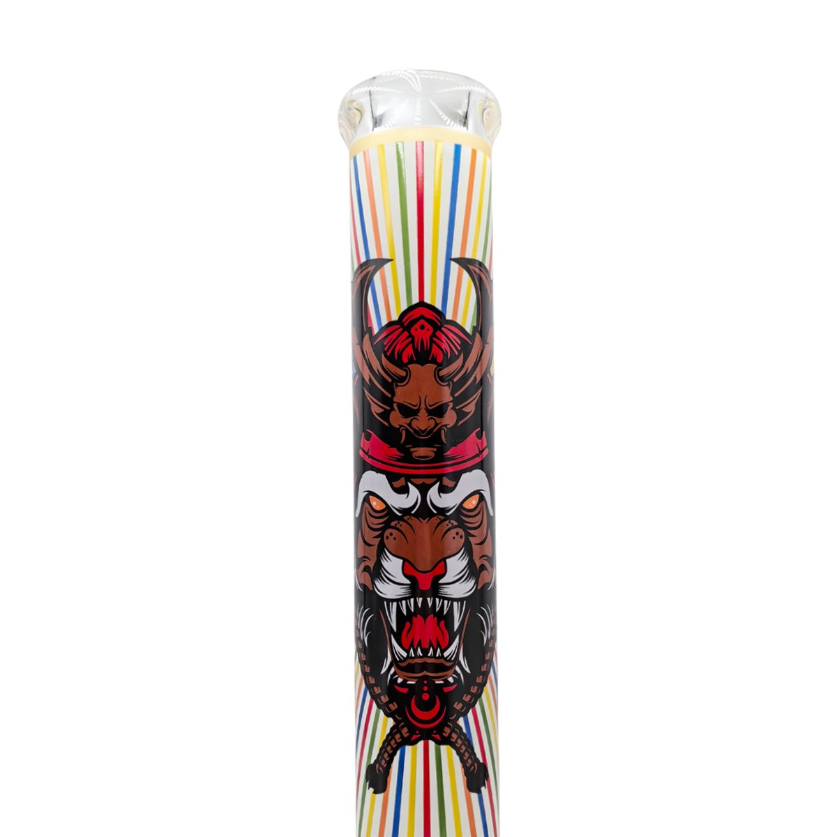 Warrior Tiger Beaker Bong 45cm - greenmart.com.au