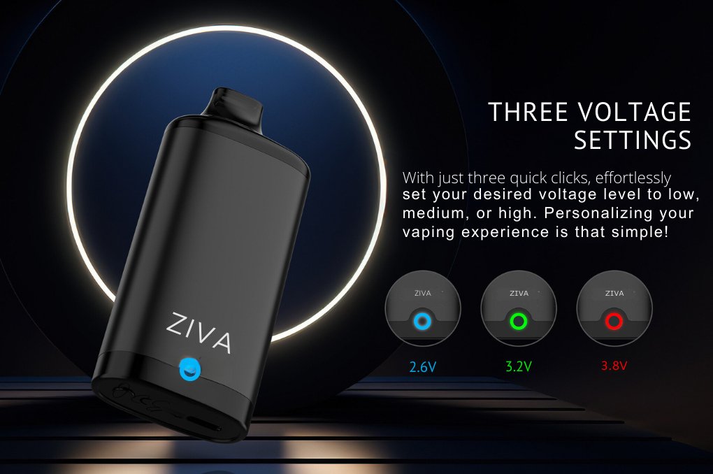 Yocan Ziva Smart 510 Vape Battery Mod - greenmart.com.au