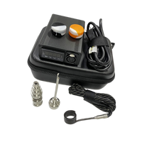 Portable eletronic oil rig with titaniun nail kit - The Green Box