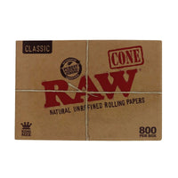 Raw Pre-Rolled King Size 800 Cones Box