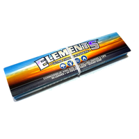 Full Box - Elements Connoisseur King Size  Slim Rolling Papers and Tips