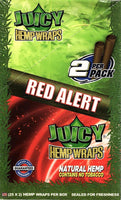 Full Box Juicy Jays Hemp Flavoured Wraps Red Alert, Blue, Tropical, Original, Purple, Infrared or Manic
