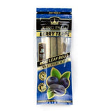 Full Box - King Palm Super Slow Burning Wraps Pack with 2 Mini Rolls - Berry Terp